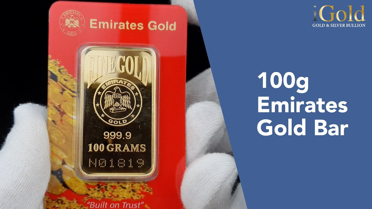 100 Gram Gold Bar Price in Dubai